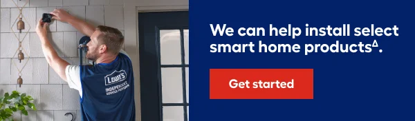 We can help install select smart hoem products.