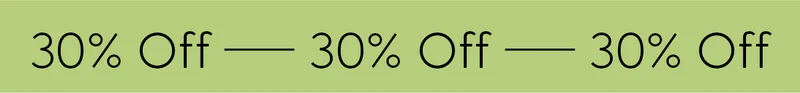 30% Off