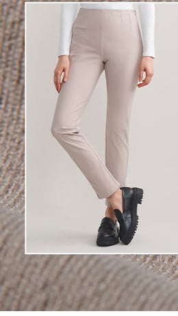 Double Bonded Slim Trouser