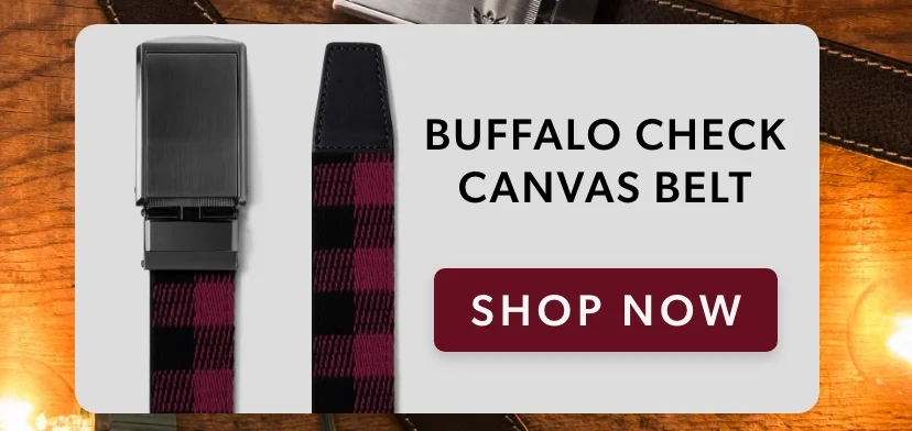 Buffalo Check Canvas Belt Buffalo Check Canvas Belt