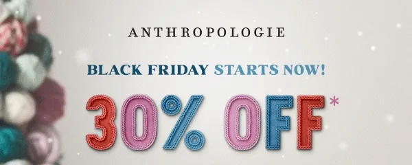 Black Friday Starts Now!
