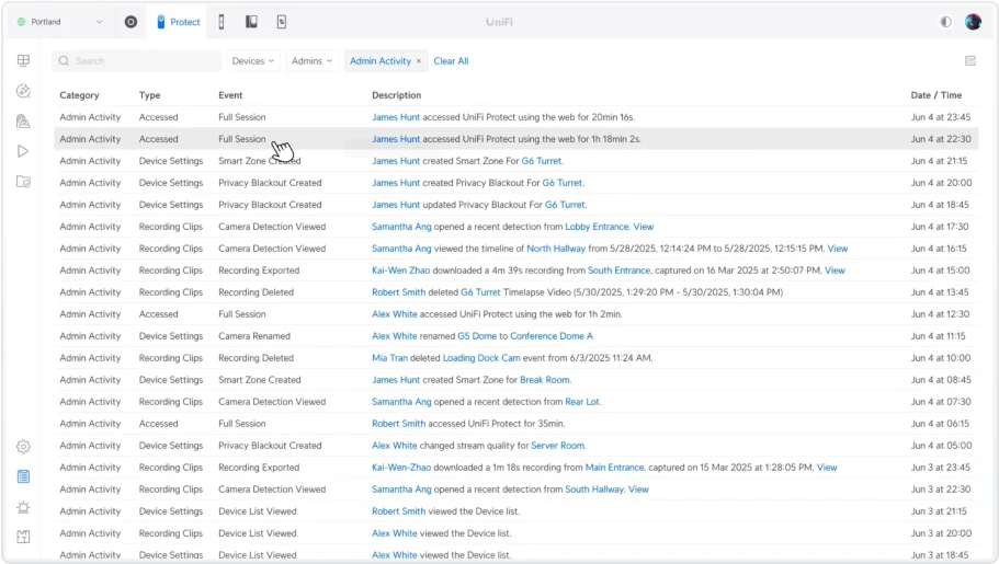 Improved System Logs