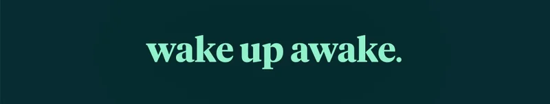 wake up awake.