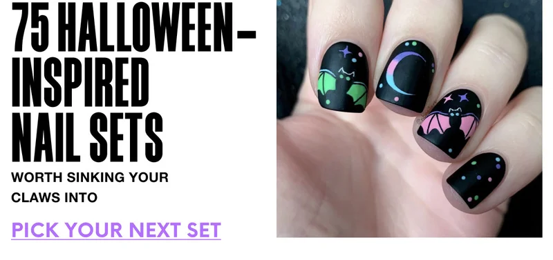 75 Halloween-Inspired Nail Sets Worth Sinking Your Claws Into - PICK YOUR NEXT SET