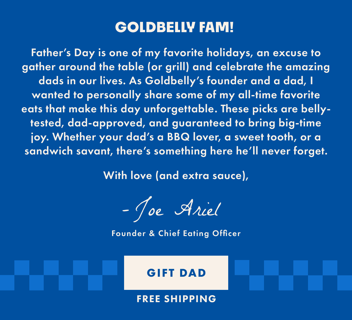 From Joe From Joe