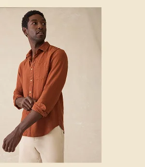 Laguna Linen Shirt - Summer Sienna
