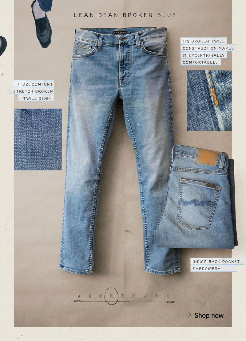 Lean Dean Broken Blue