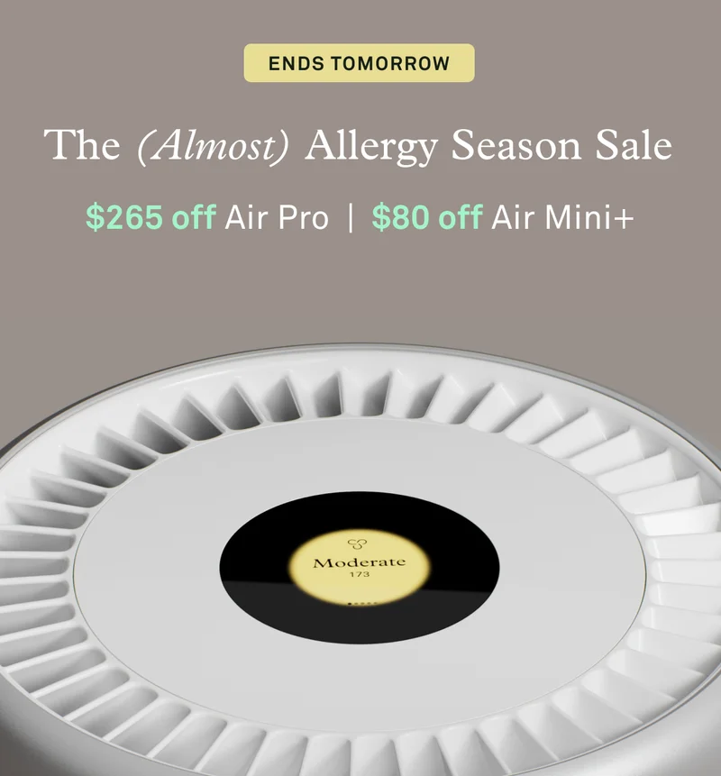 Ends tomorrow: The Almost Allergy Season Sale