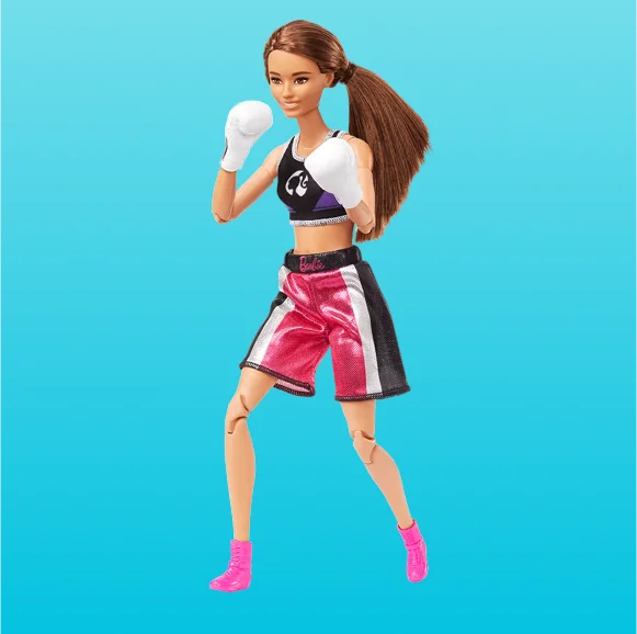 Barbie Made to Move Boxer Doll & Accessories