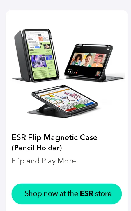 ESR Flip Magnetic Case (Pencil Holder)