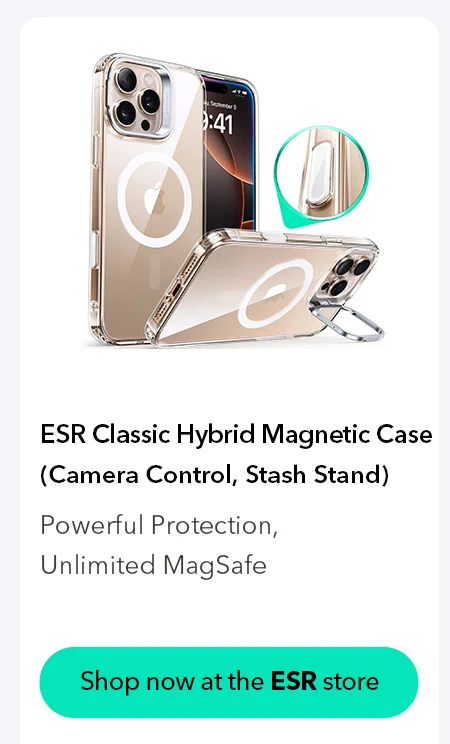 ESR Classic Hybrid Magnetic Case (Camera Control, Stash Stand)