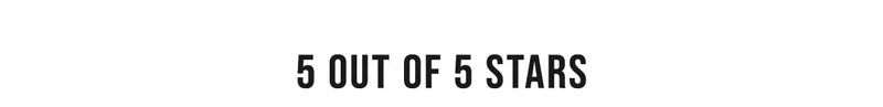 5 out of 5 stars