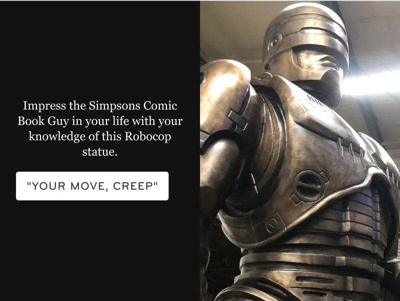 Robocop statue from Wikipedia