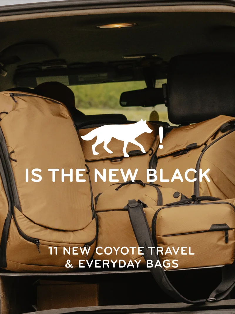 11 new coyote travel and everyday bags.