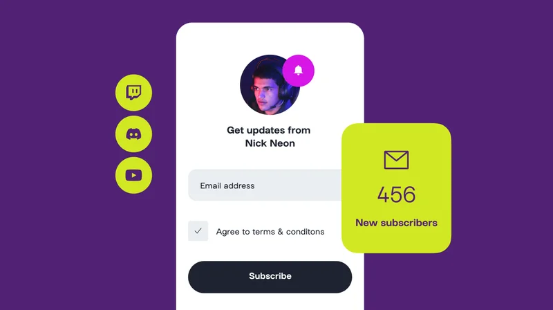 Reach your subscribers with 2 clicks!