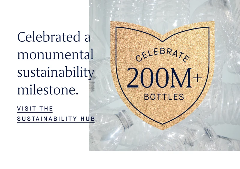 Celebrated a monumental sustainability milestone. VISIT THE SUSTAINABILITY HUB Celebrated a monumental sustainability milestone. VISIT THE SUSTAINABILITY HUB