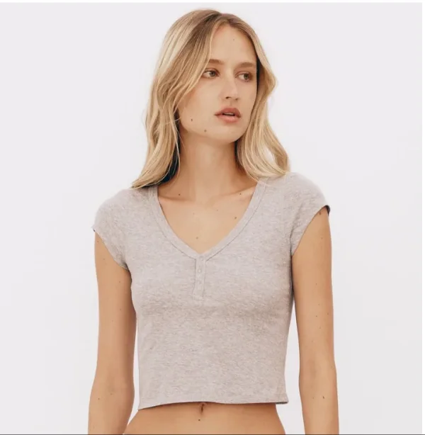 Core Sport Henley V Tee