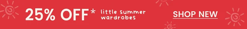 25% OFF little summer wardrobes