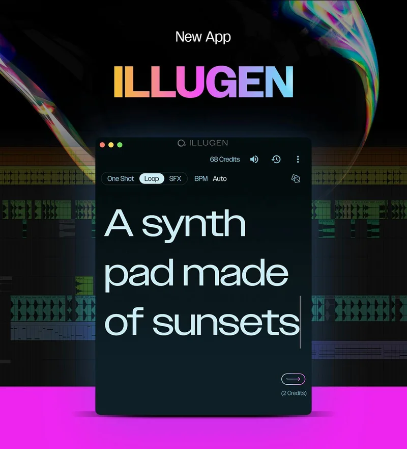 New App! 🫧 ILLUGEN – Text-to-Sound Engine