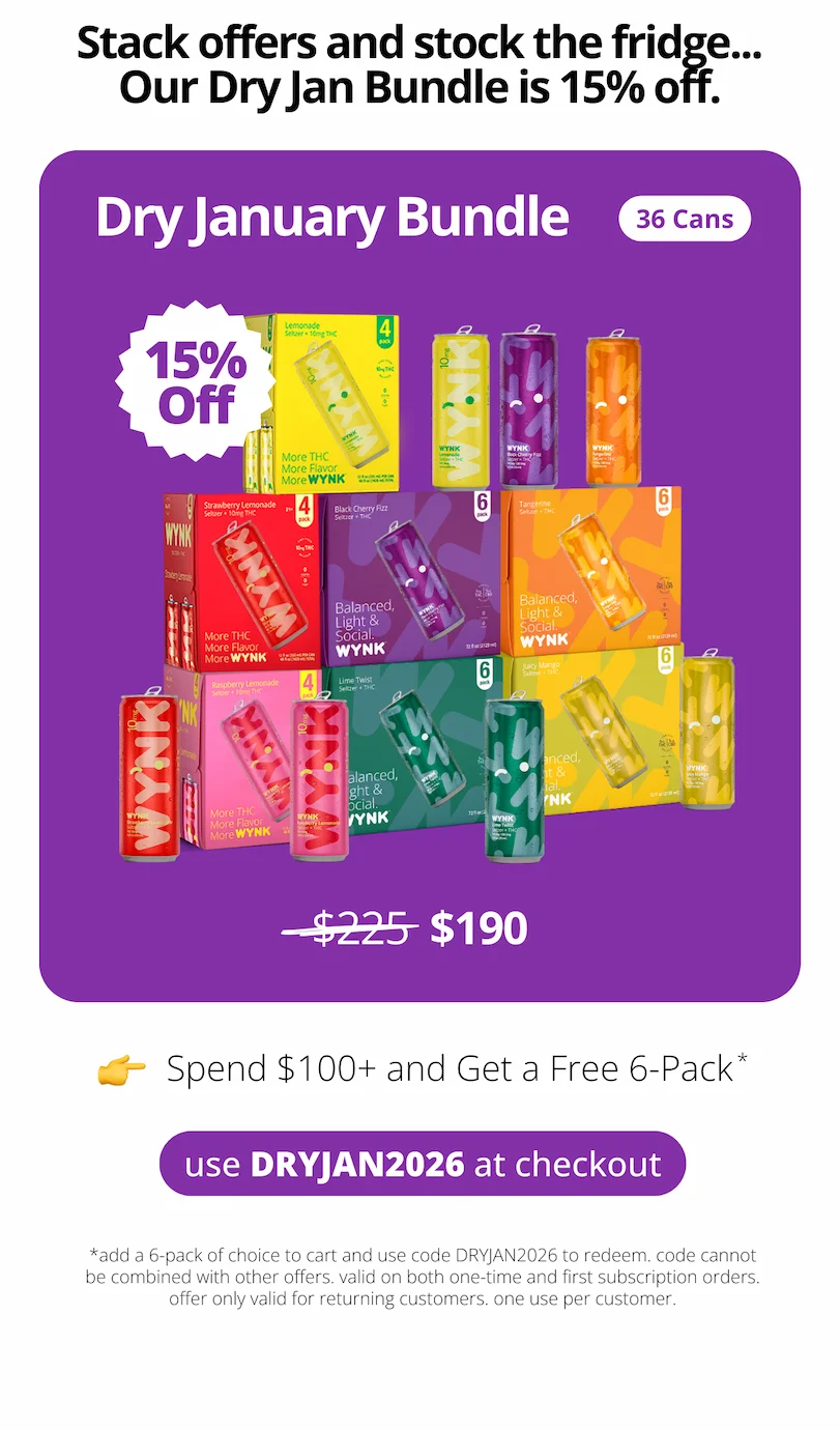 Stack offers and stock the fridge...Our Dry Jan Bundle is 15% off.