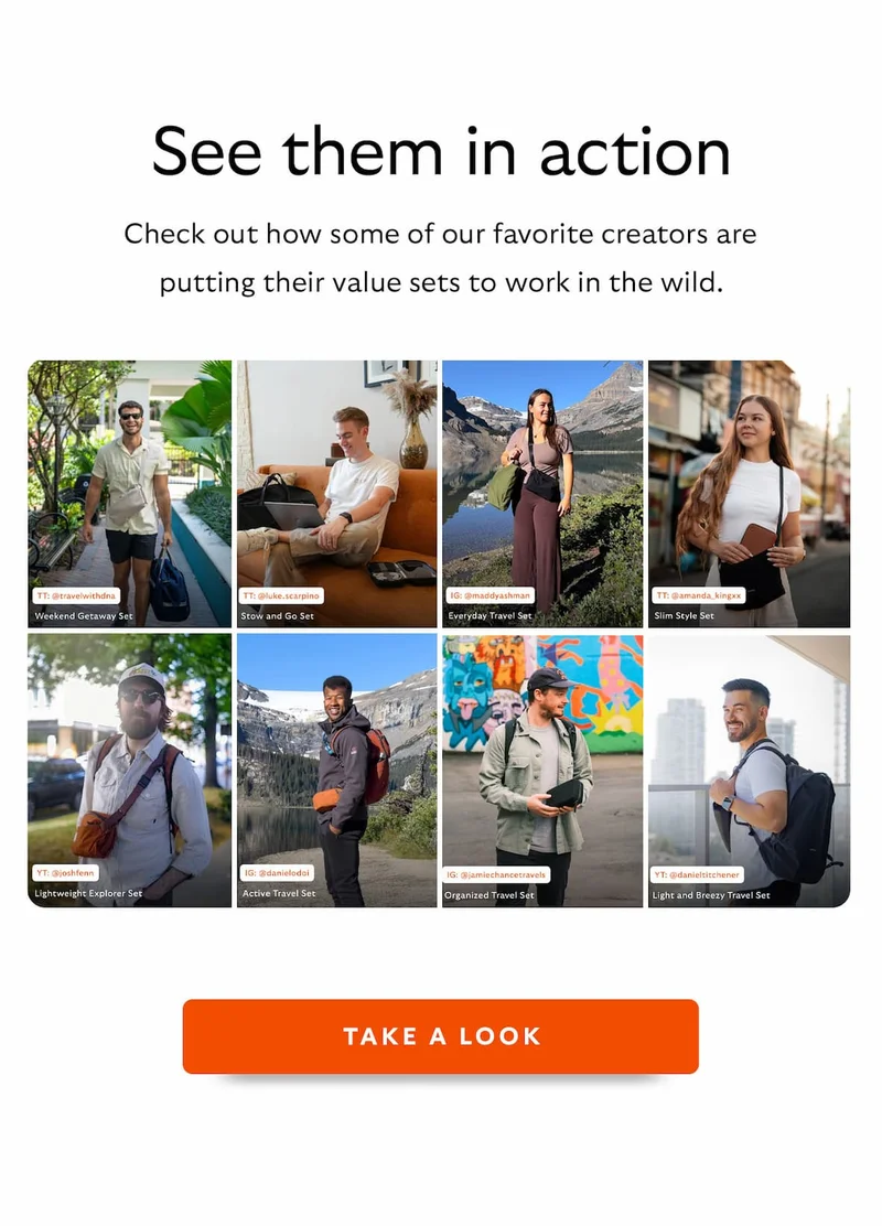 Check out how some of our favorite creators are putting their value sets to work in the wild.