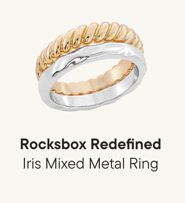 Iris Mixed Metal Ring