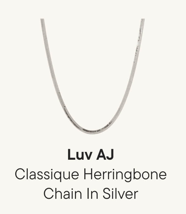 Classique Herringbone Chain in Silver