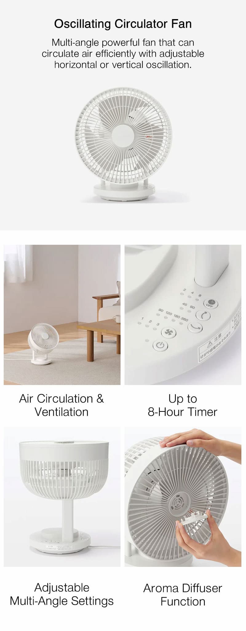 Shop Oscillating Circulator Fan