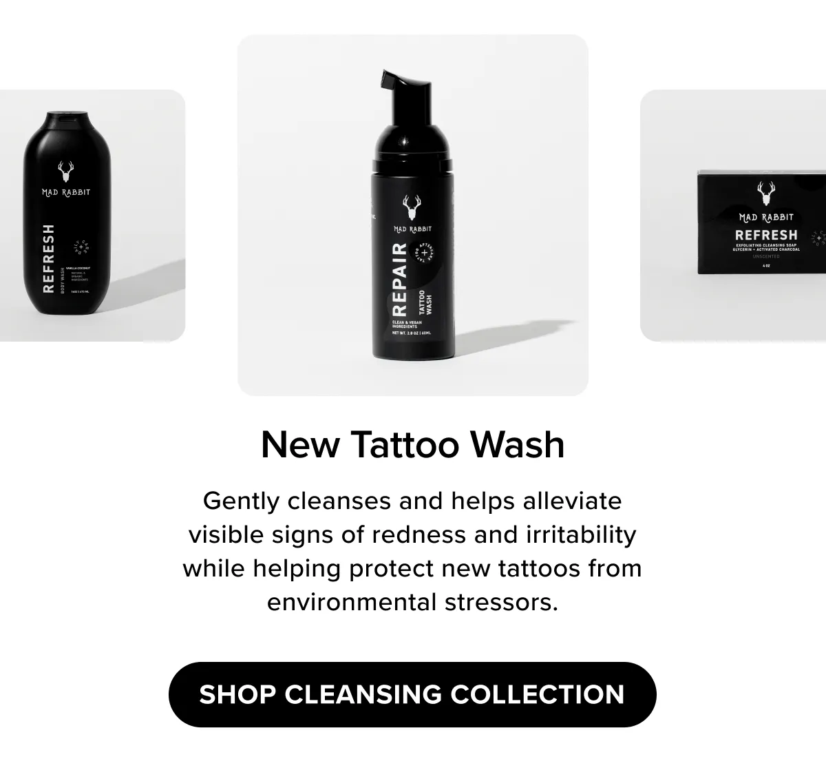 New Tattoo Wash | Daily Body Wash | Exfoliating Bar Soap