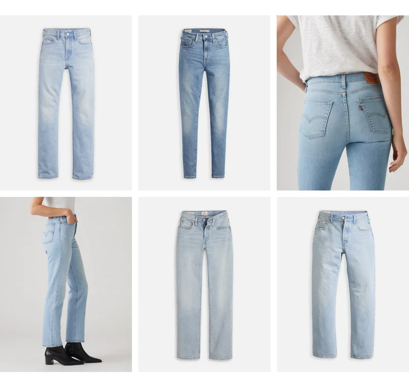 WOMEN'S LIGHT WASH JEANS