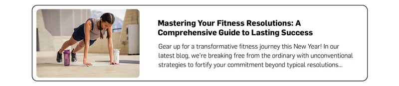 Mastering Your Fitness Resolutions