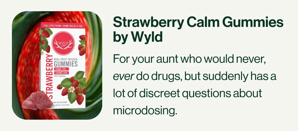 Strawberry Calm Gummies by Wyld