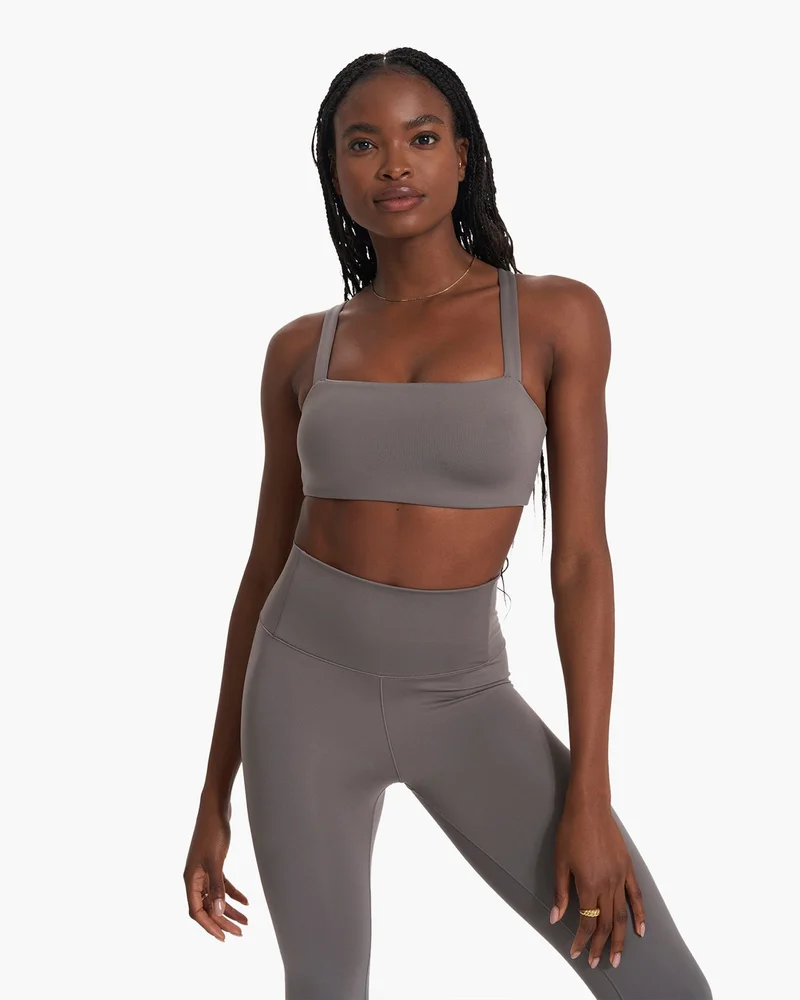 Image of Evolve Square Neck Bra | Smoke