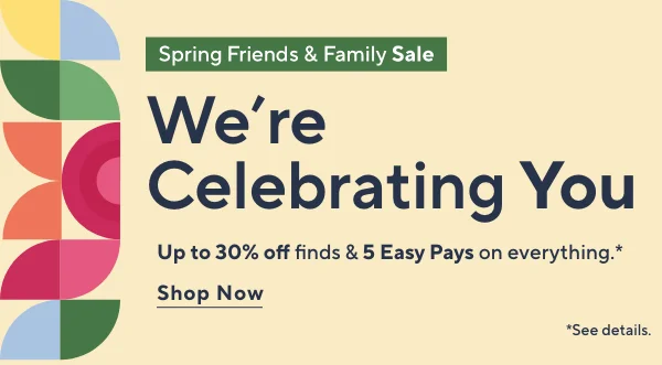 Friends & Family Sale