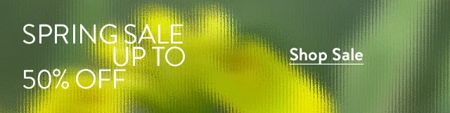 Spring Sale: up to 50% off.