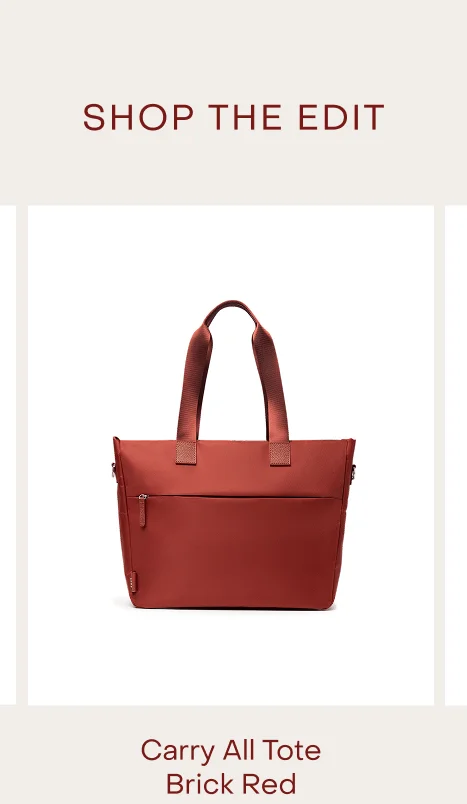 Carry All Tote Brick Red