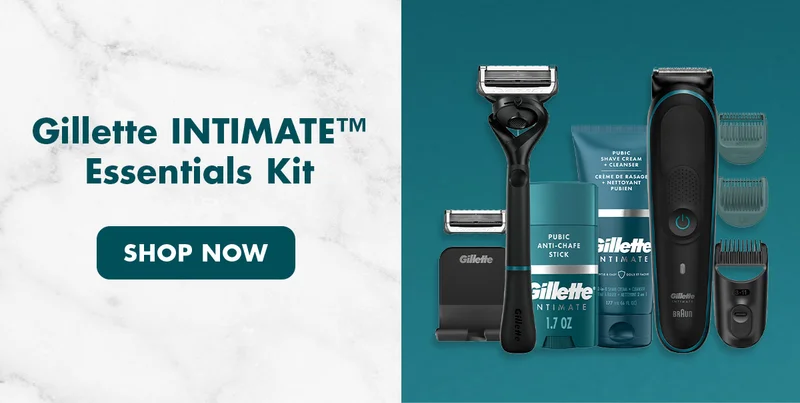 Gillette INTIMATE™ Essentials Kit. SHOP NOW