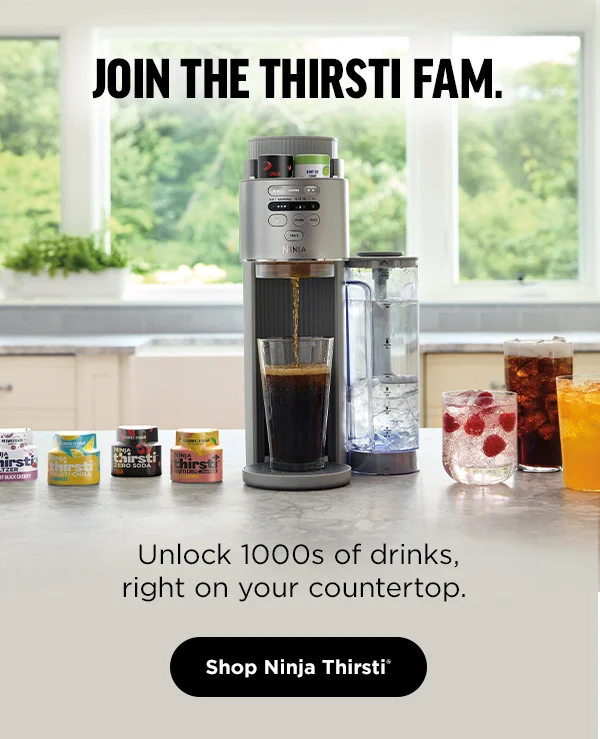 Join the Thirsti fam. Unlock 1000s drinks, right on your countertop.