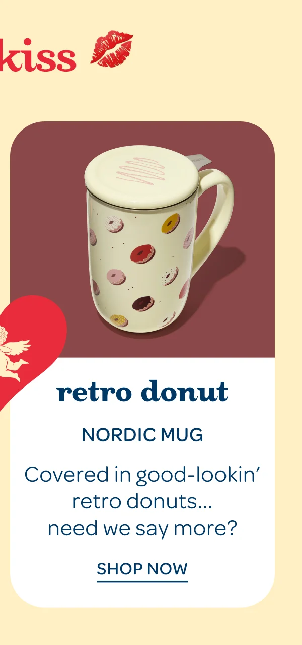 Retro Donut Nordic Mug - Shop now
