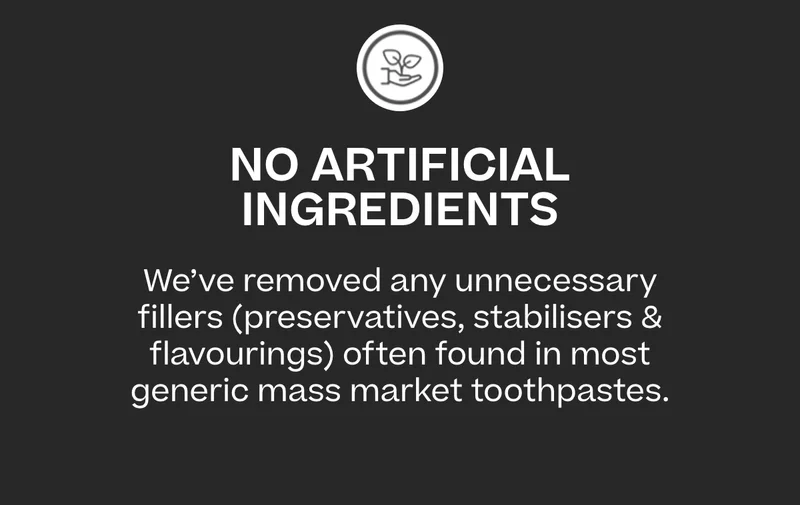 No artificial ingredients