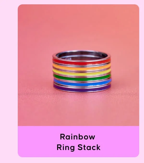 Rainbow Ring Stack