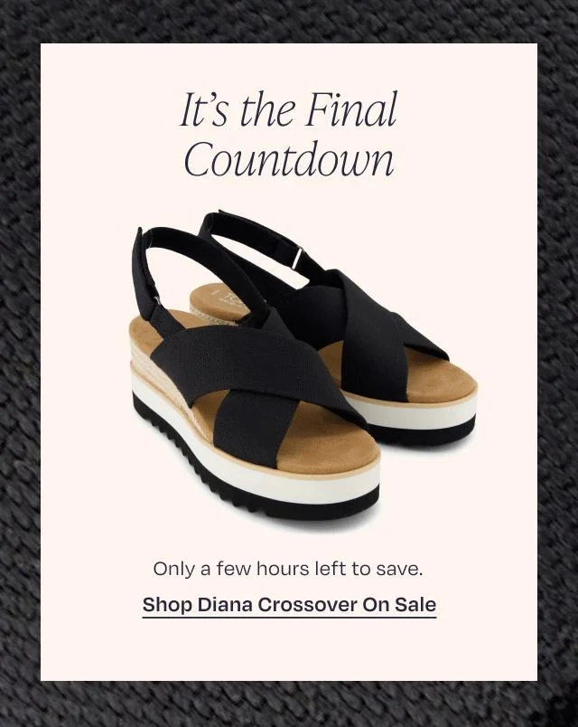 Shop Diana Crossover Wedge Sandal - Button