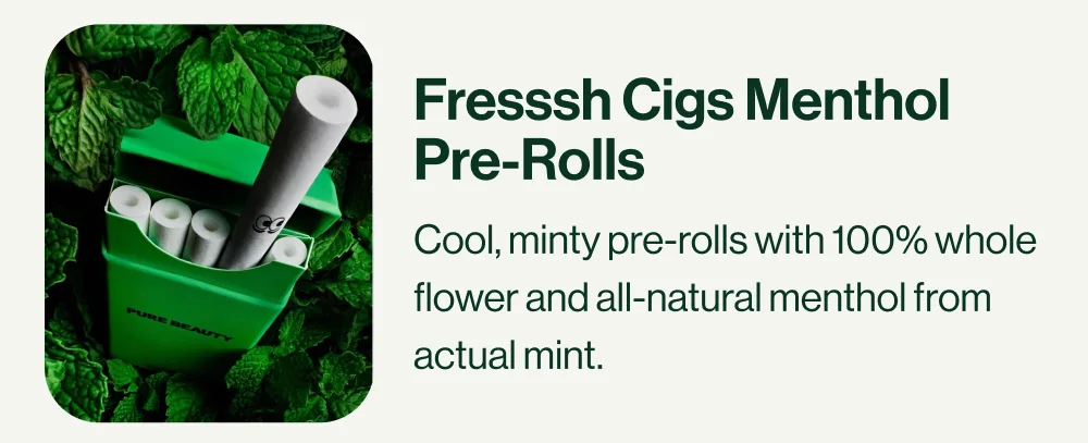 Fresssh Cigs Menthol Pre-Rolls