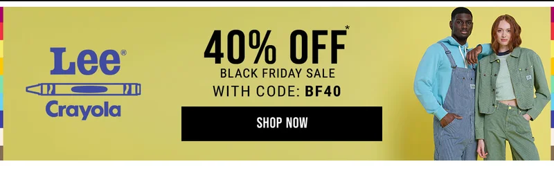 40% Off* Black Friday Sale With Code: discount code