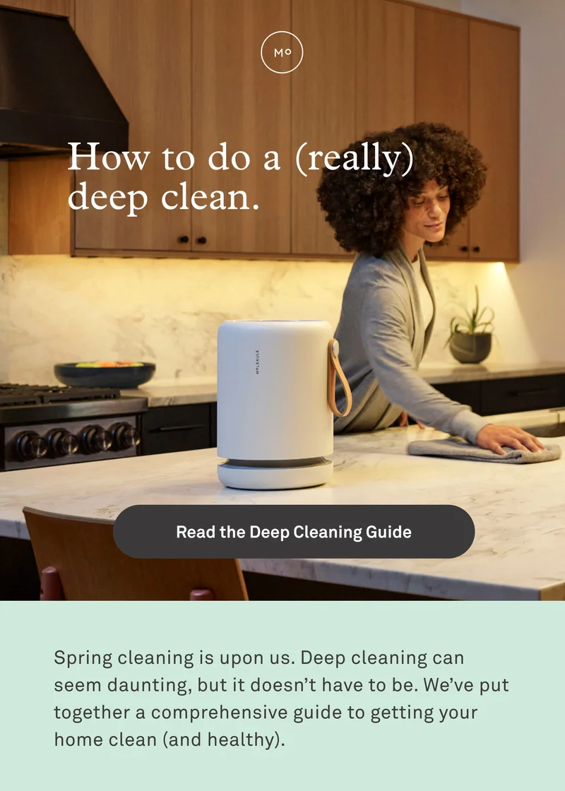 How to do a really deep clean.