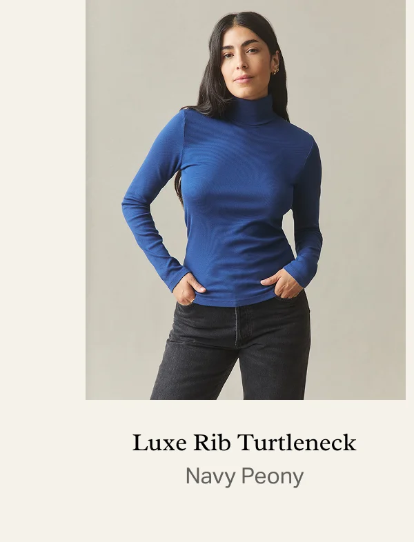 Luxe Rib Turtleneck