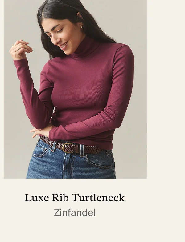 Luxe Rib Turtleneck