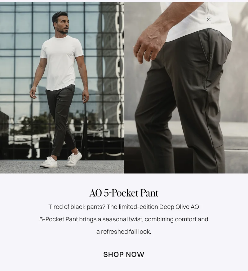 AO 5-Pocket Pant - Deep Olive