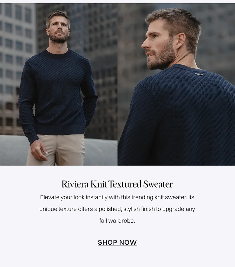 Riviera Knit Textured Sweater - Pacific Blue
