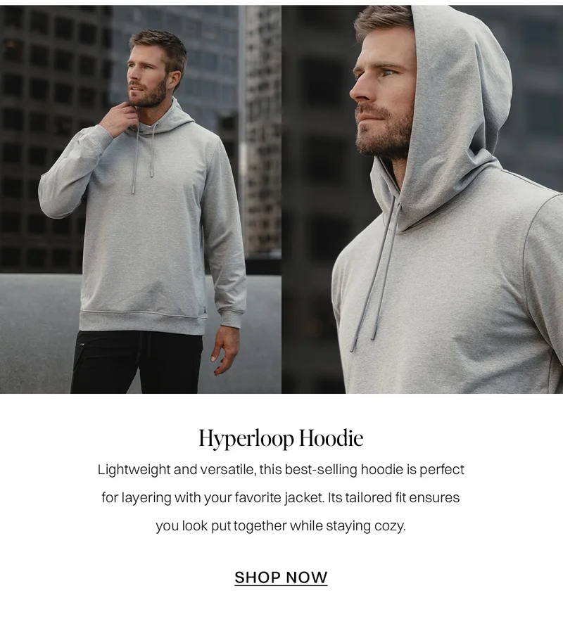 Hyperloop Hoodie - Heather Grey